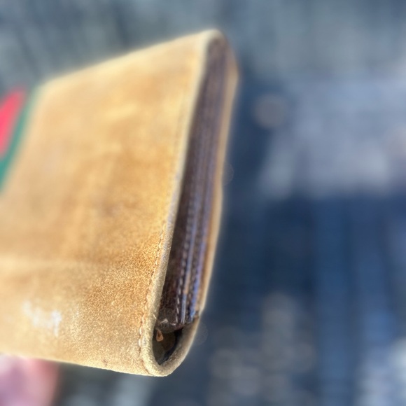 Gucci wallet suede Sherry line vintage wallet - Picture 14 of 16